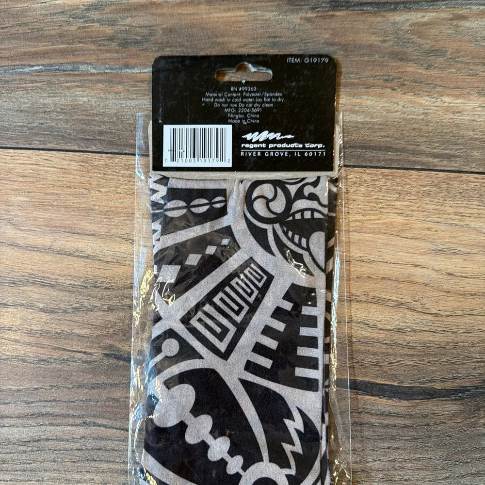 New Adult Tribal Tattoo Sleeves Fake Arm Tattoos Halloween Costume Cosplay Y2K